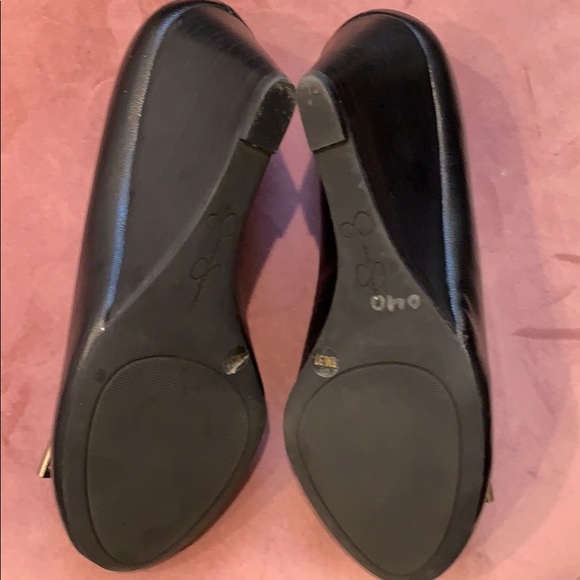 Black Jessica Simpson Wedges - Picture 3 of 4
